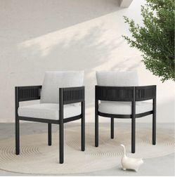 New in box- Set of 2  outdoor dining chair