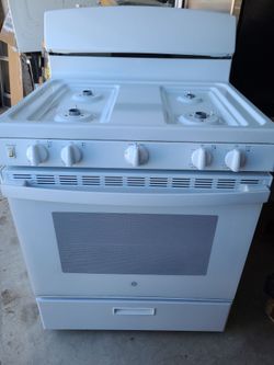 GE white gas stove.