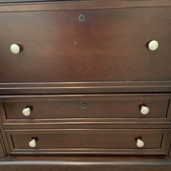 Wooden File Cabinet 