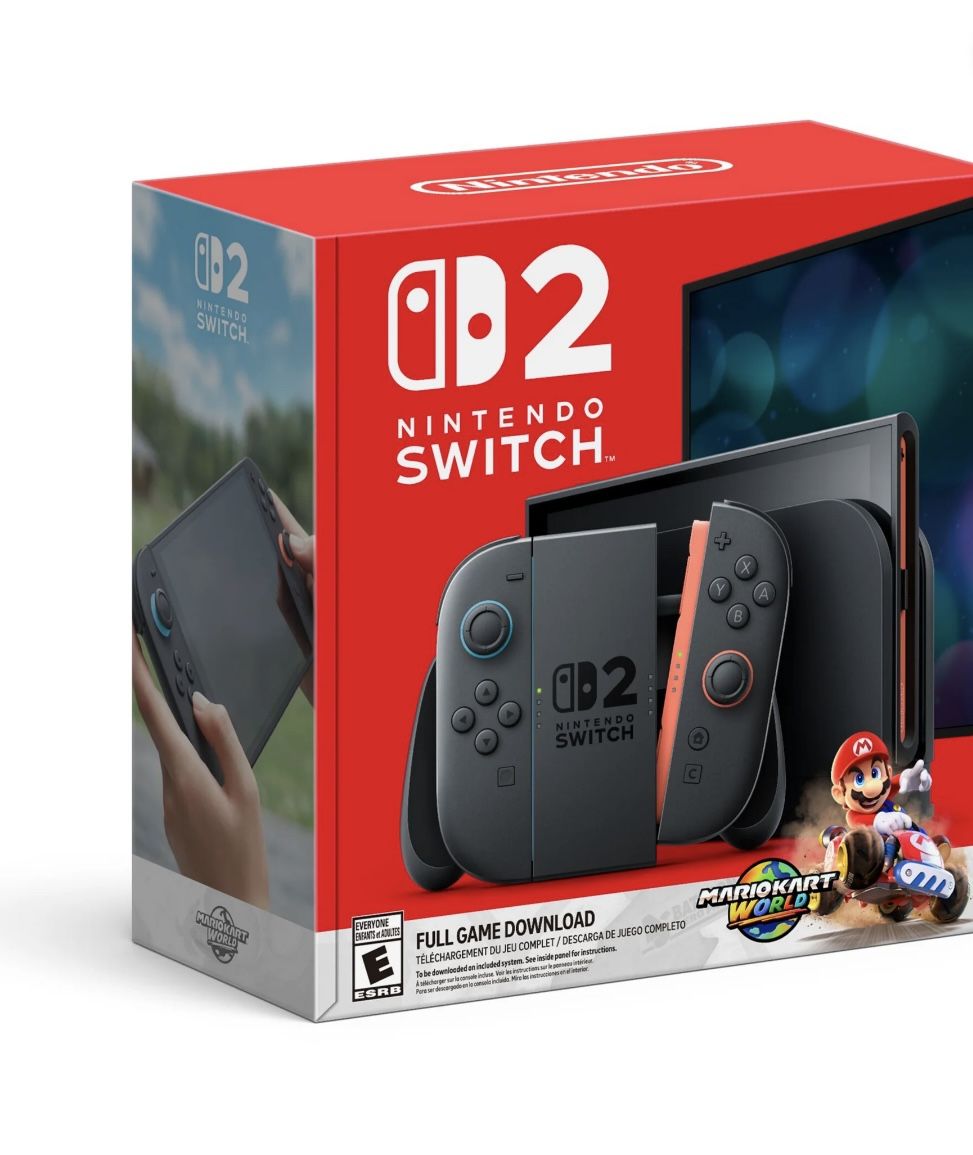 Nintendo $witch 2. Plus Carrying Case And 4 Games 