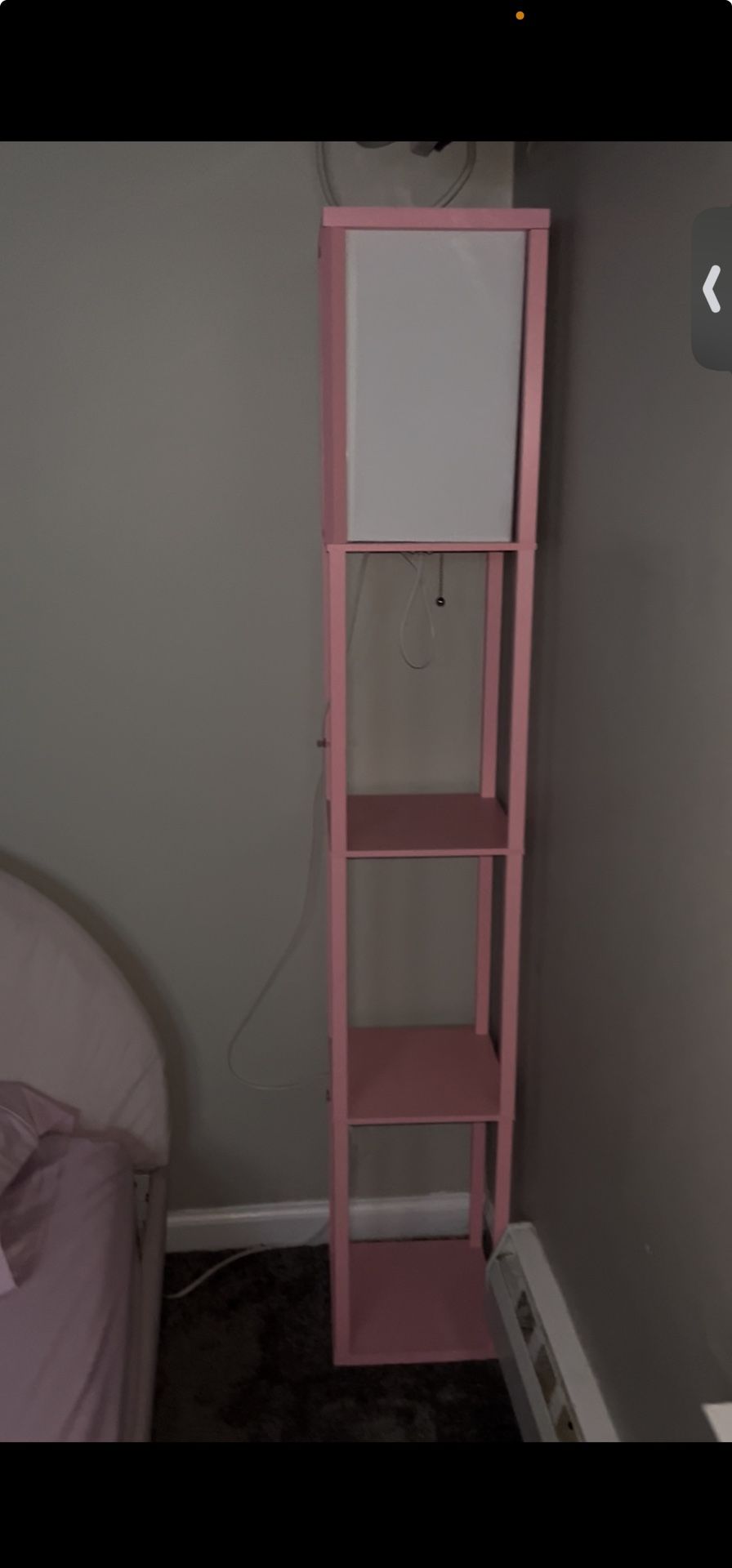 Pink Shelf Lamp