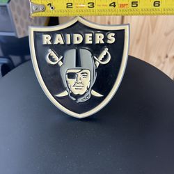Trailer Hitch Cover - Las Vegas Raiders 