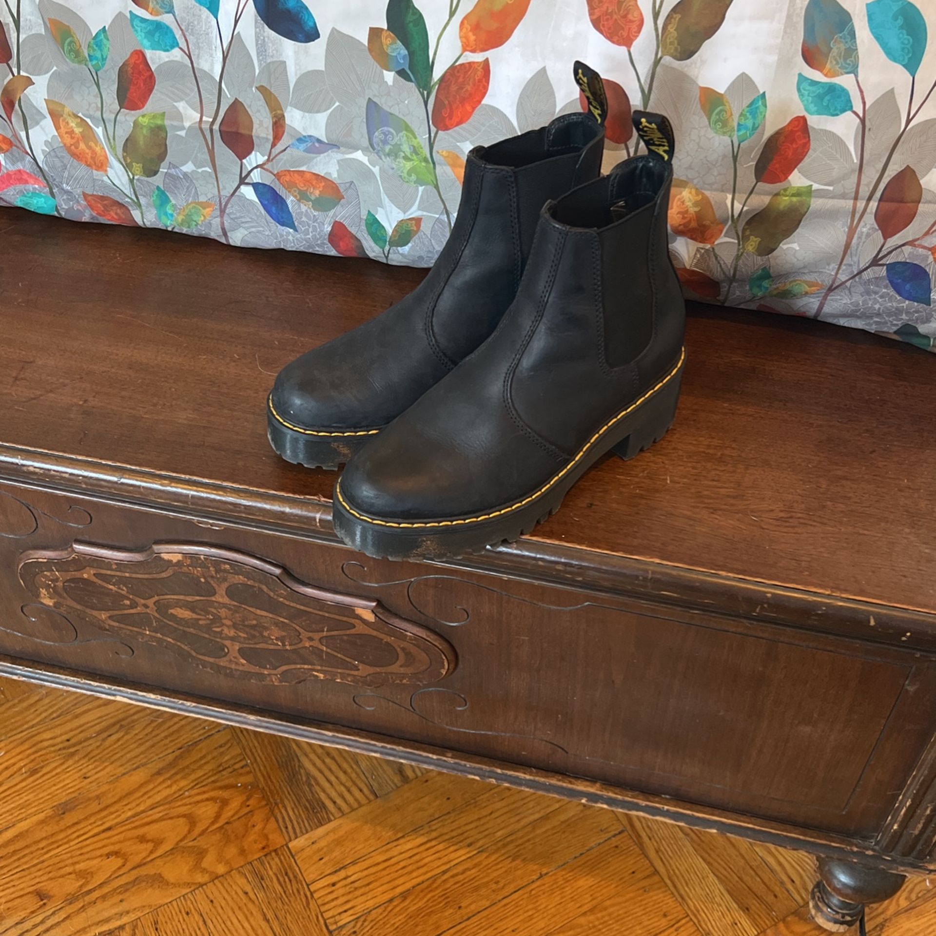 Dr. Martens  Black Platform Bootie