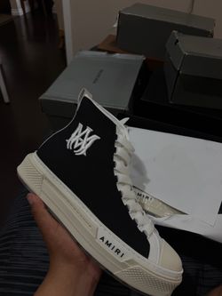 Amiri High-Top Sneakers Black and White