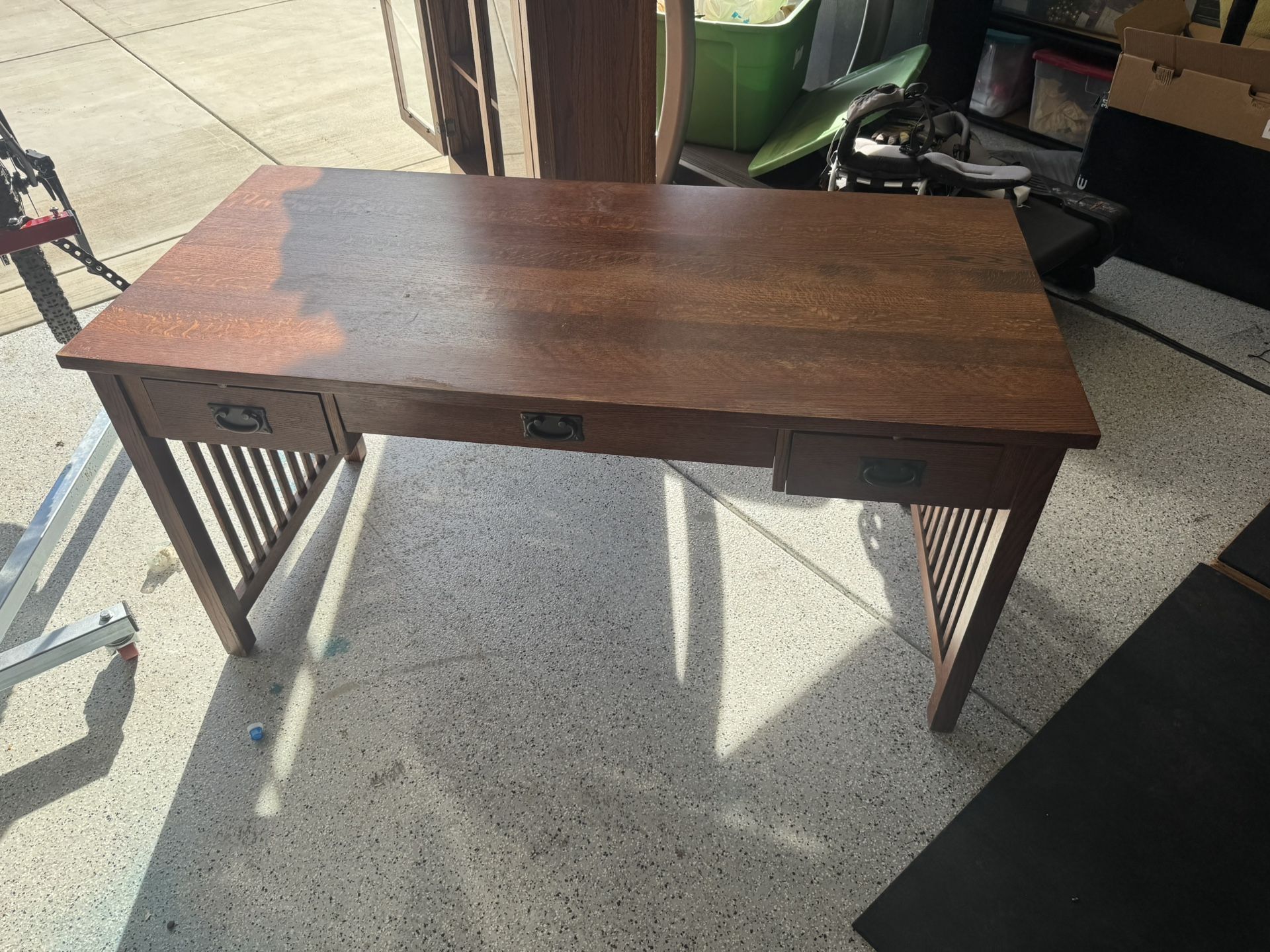 Restoration Hardware Office Set - Desk, Filing cabinet, Storage Cabinet