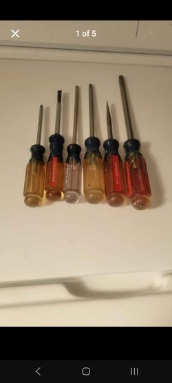 Vinrage Craftsman  Lot of 6  Screwdrivers