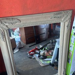 Feather Frame Mirror