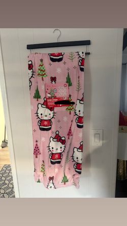 Christmas Holiday Hello Kitty throw blankets