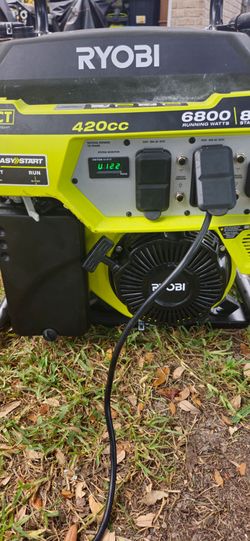 6,800 watt Ryobi generator