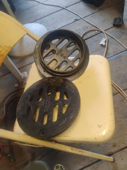 8"round cast iron grate