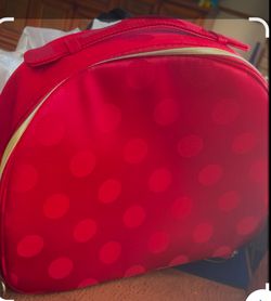 Red dome Makeup Bag 2 Sided 10.00