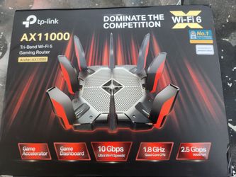 TP-Link Archer AX11000 Tri-Band Wifi 6 Router $250 Obo