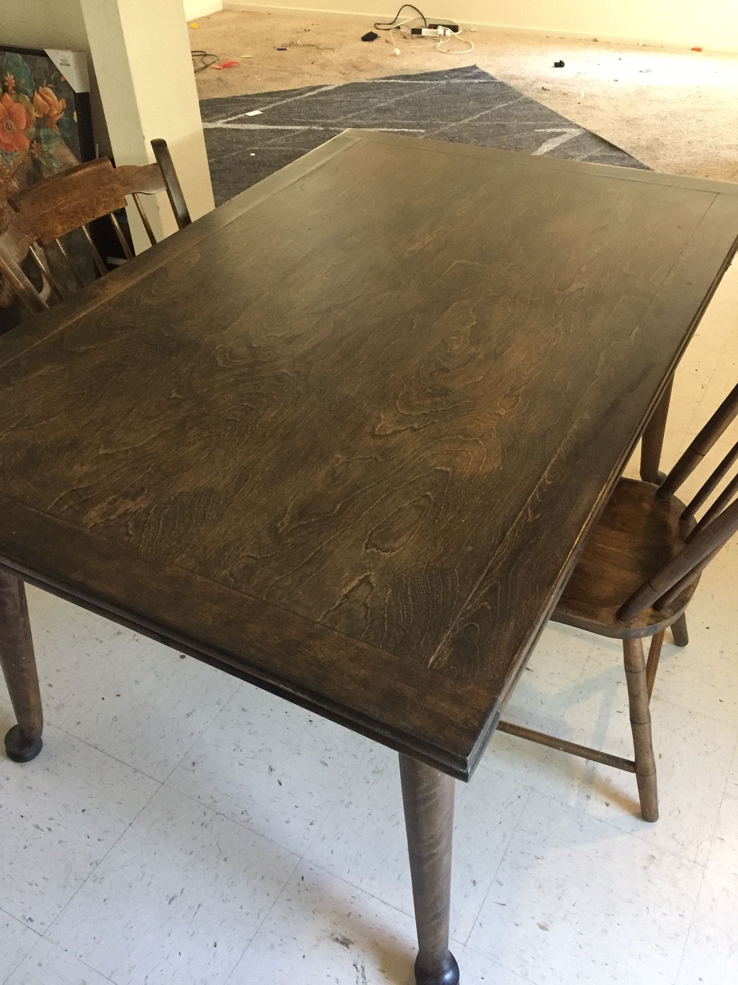 Solid wood kitchen table OBO