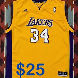 NBA Adidas Los Angeles Lakers 2013 Shaquille O’Neal #34 Jersey YOUTH XL