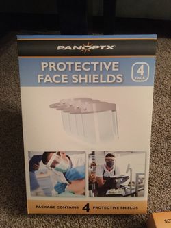 Face Shield Reusable Plastic for Full Face & Eye Protection - Adjustable Cover