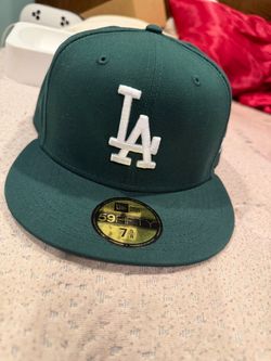 dark green LA dodgers size 7 5/8