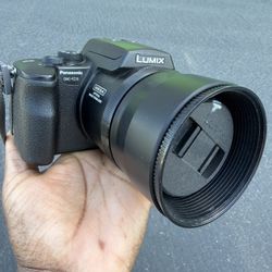 Panasonic LUMIX DMC-FZ20 5.0MP Digital Camera Black Battery Charger & Bag