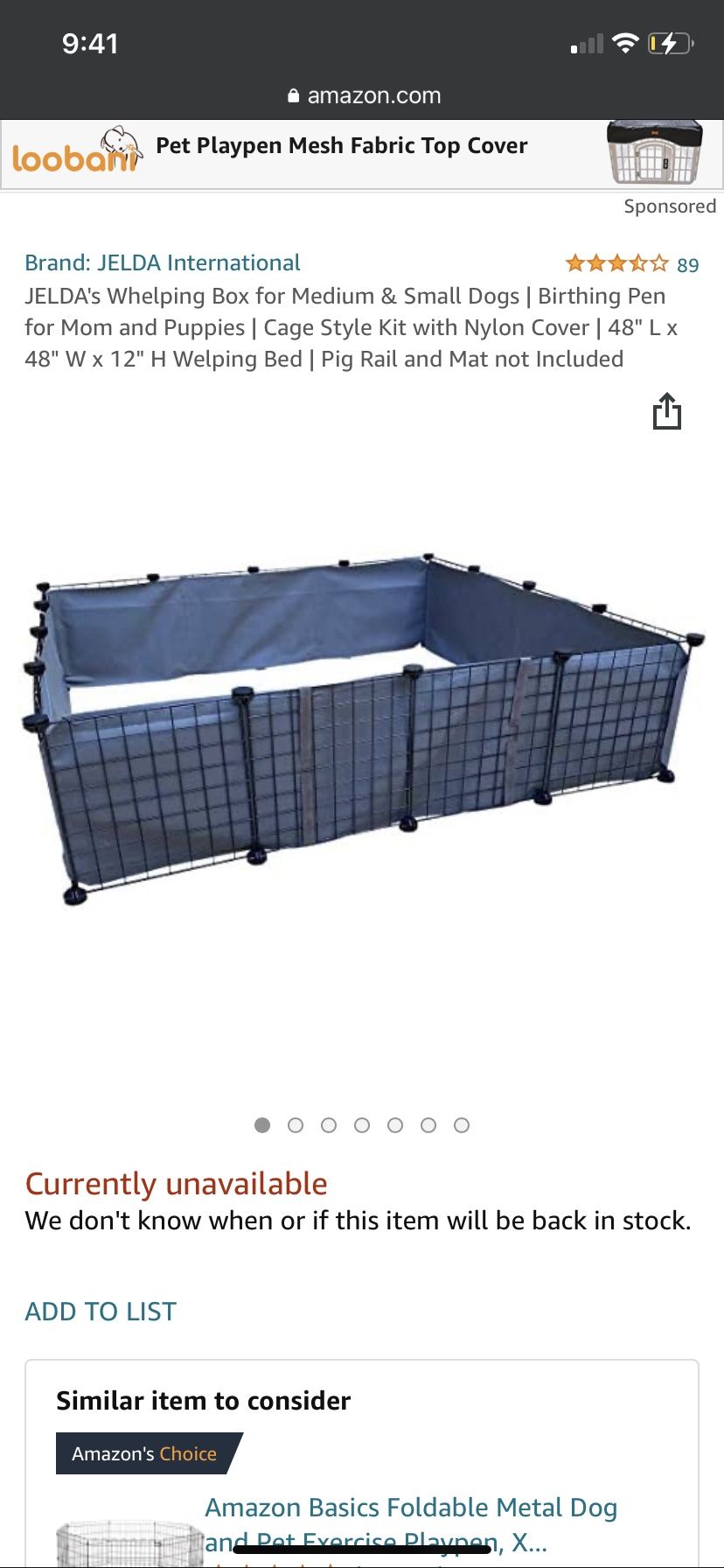 Brand New Jeldas Wheling Box For Medium And Small Dogs
