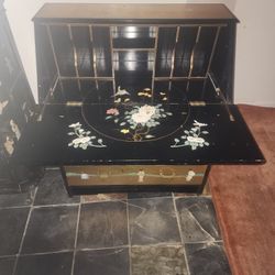 Antique Oriental Secretary Desk