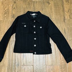 PHILIPP PLEIN Women’s BLACK DENIM JACKET