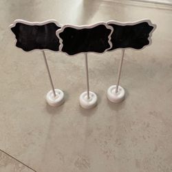 Party Chalkboard Sticks