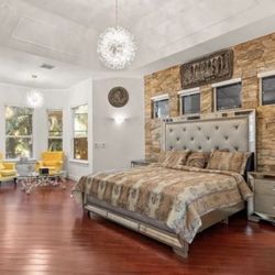 Bed Frame And Mattress (King) 