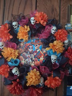 Halloween wreath $30