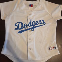 Stitched Dodgers Jersey ( girls Large )