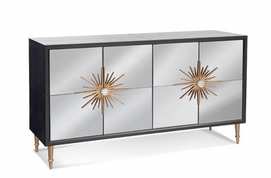 Mirrored Buffet Table Cabinet - New, delivery