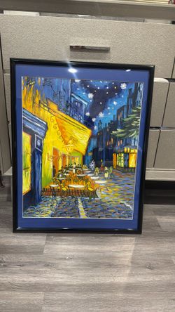 Van Gogh Cafe Terrace at Night Framed Print