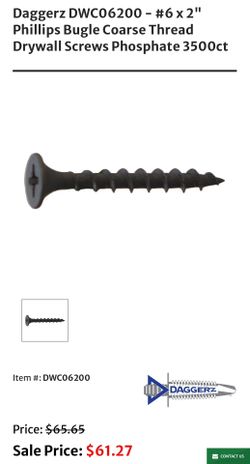Drywall Screws And Self Drill Screws
