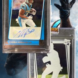 2021 Chuba Hubbard Clearly Donruss Rated Rookie Auto – Panthers