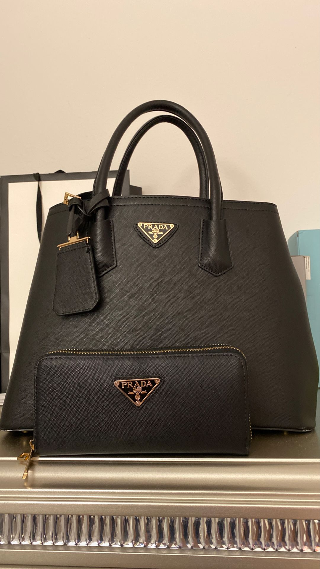 Matching purse and wallet