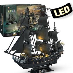 Brand New Queen Anne's Revenge 3D LED Puzzle For 14 And Up