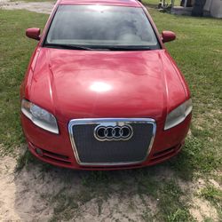 Red Audi A4 2.0