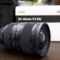 Sigma art 24-35mm F2.0