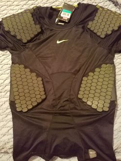 Black and green Nike compression shirt