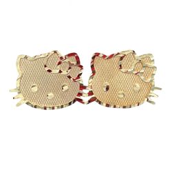 10Kt Yellow Gold Hello Kitty Earrings 2.40g 204554/10