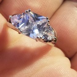 Gorgeous Women's Princess Cut Women's Wedding Engagement Ring Size 6