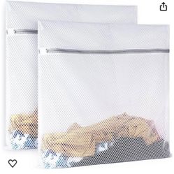 2 Pack Mesh Laundry Bag Delicates Laundry.   (T)