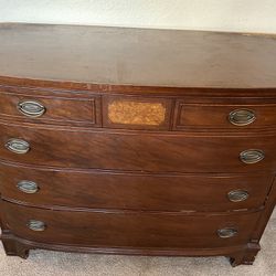 Mid Century Mahogany Armoire Dresser Chest of drawers