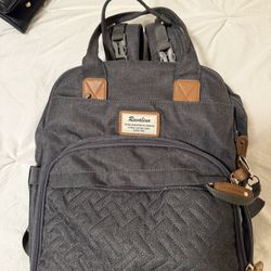 Diaper Bag Gray Storage 