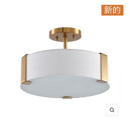 14” Ella 3-Light Electroplated Gold Semi-Flush Mount Ceiling Light