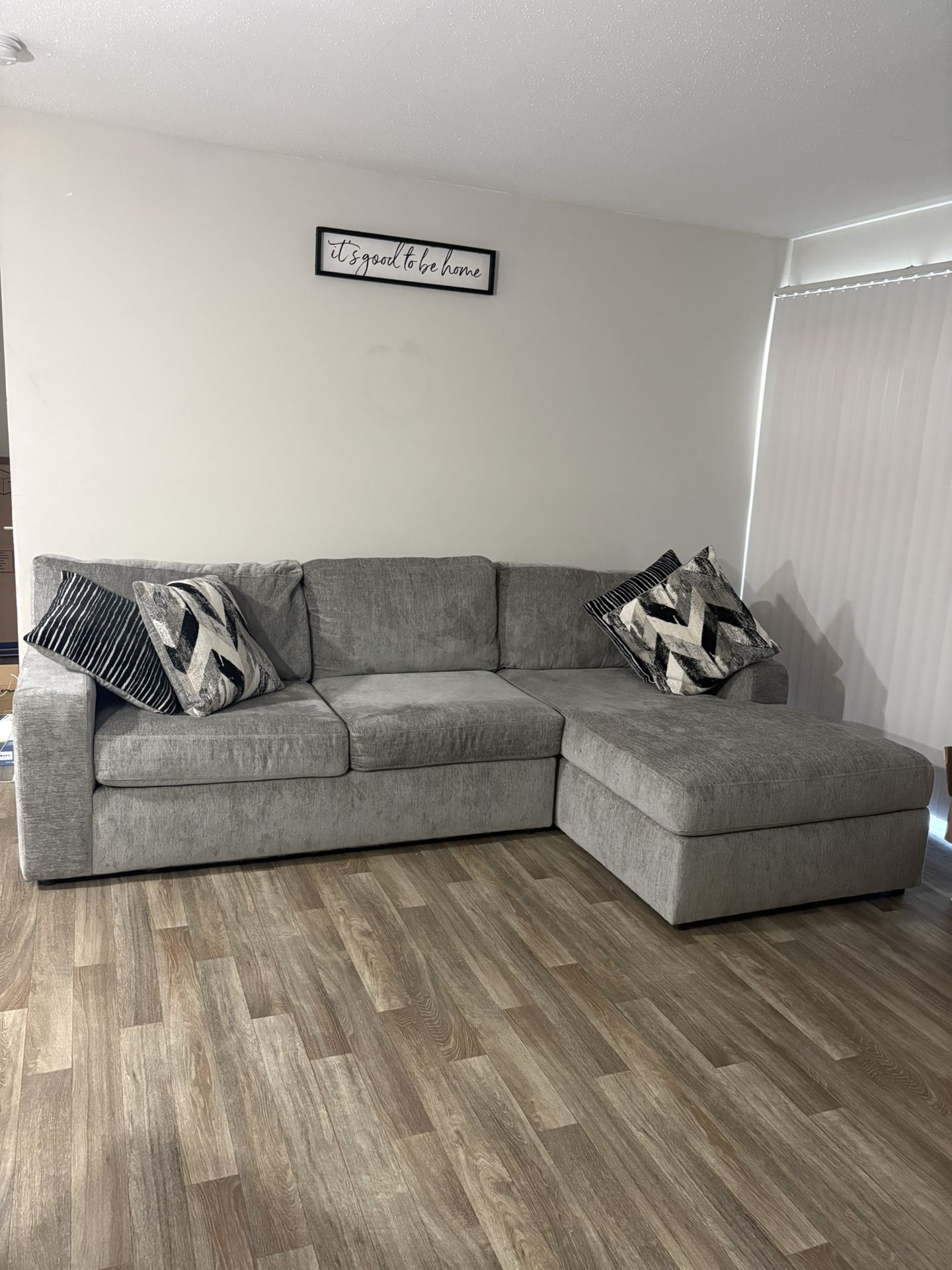 Like-New Gray Sectional Couch – $950 OBO