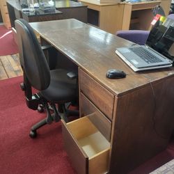 Executive Desk And Dressers And Chairs