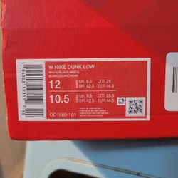 Mens Panda Dunks 10.5