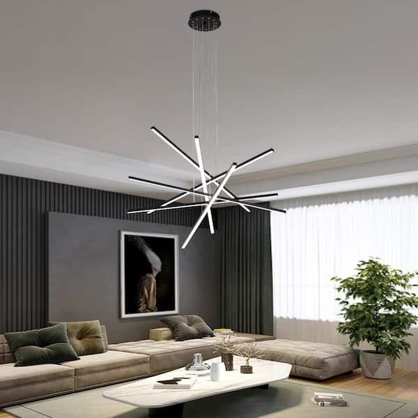 Modern 6 Long Lihhts Chandelier New