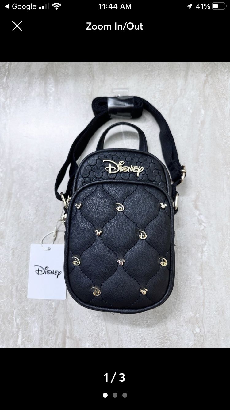 Disney Mickey Mouse Crossbody Bag Cell Phone Holder *Primark Exclusive*-NWT