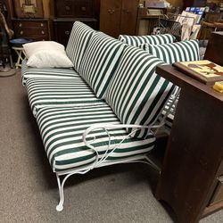 Heavy Medal Outdoor Sofa And Two Chairs. 