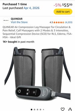 Leg circulation/massage